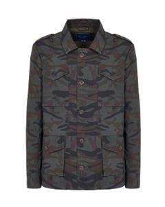 Piquet jacket with large camouflage pockets camouflage_0