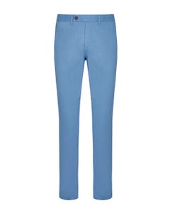 Twill chinos trousers azure_0