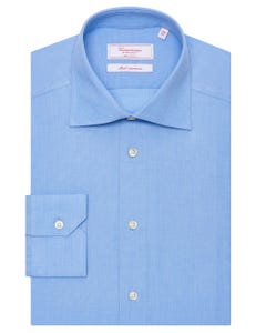 Permanent light-blue shirt, extra slim cremona new french collar_0