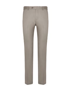 Slim fit non-iron trousers in twill_0