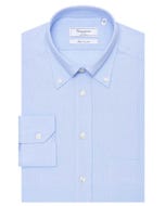 Button down light blue collar slim fit shirt savona 35b  - button down_0