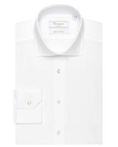 Camicia permanent bianca, extra slim taormina francese_0
