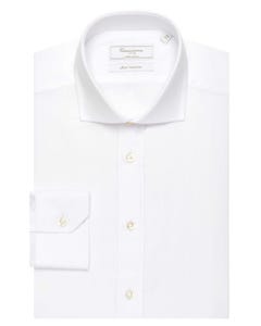 Camicia permanent bianca, extra slim trapani francese_0